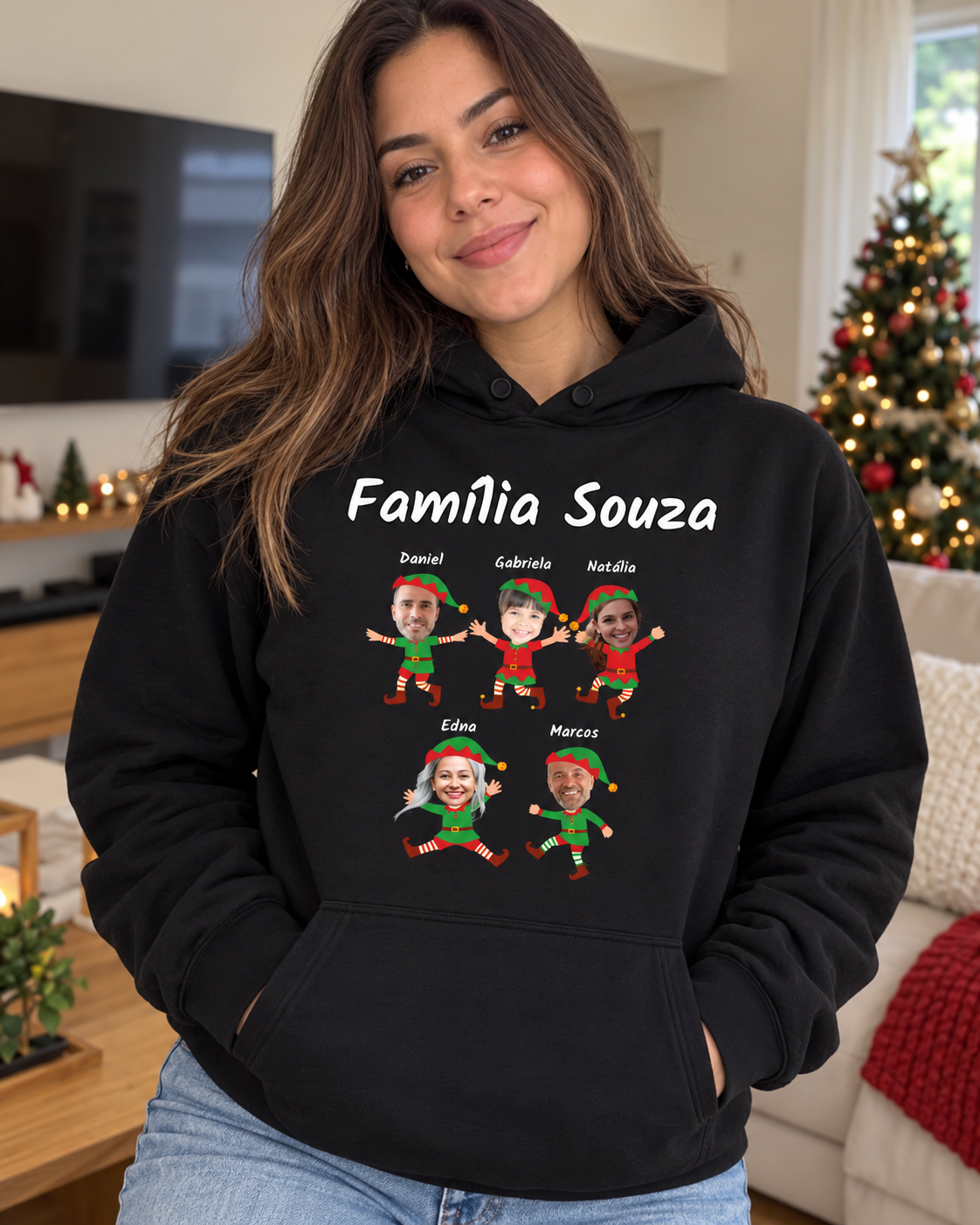 Natal Com Quem Mais Importa - Moletom