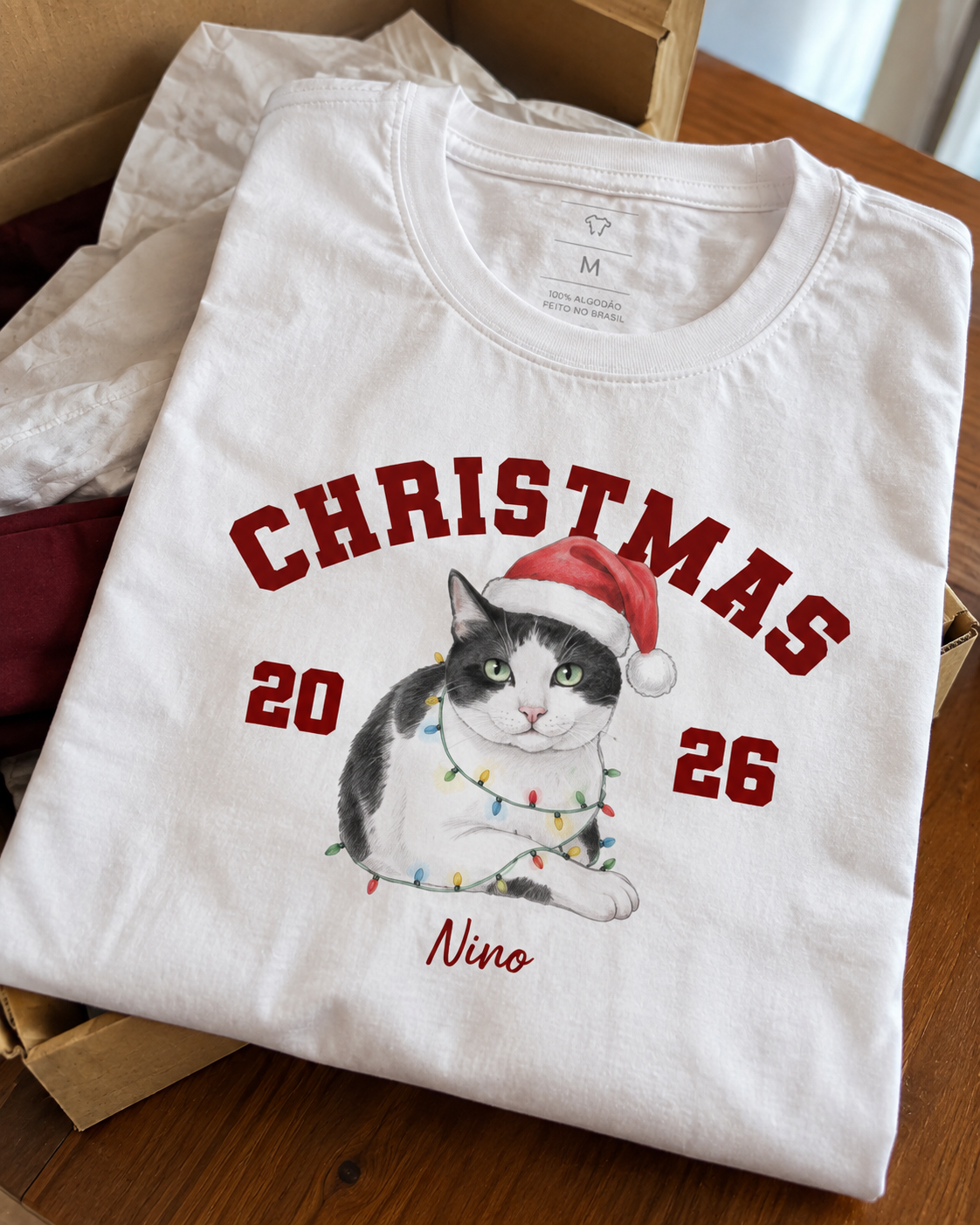 Camiseta Natal Pet