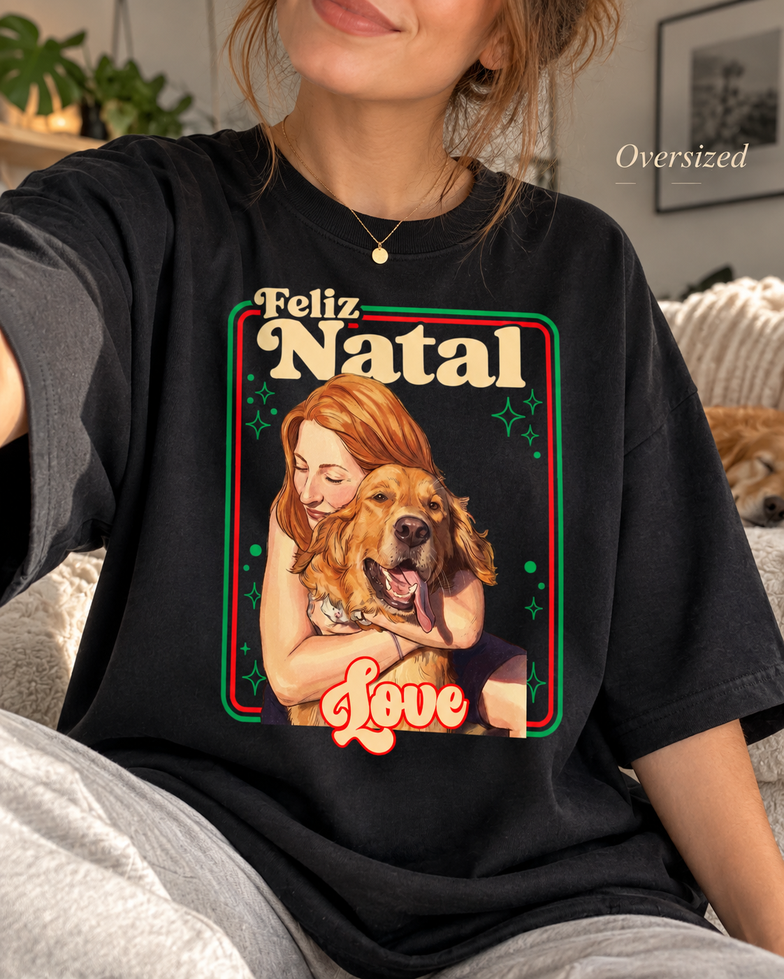 Natal Retro em Família - Oversized