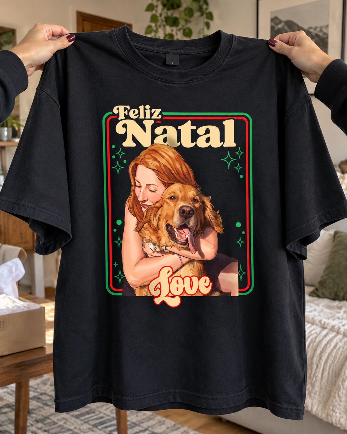 Natal Retro em Família - Oversized
