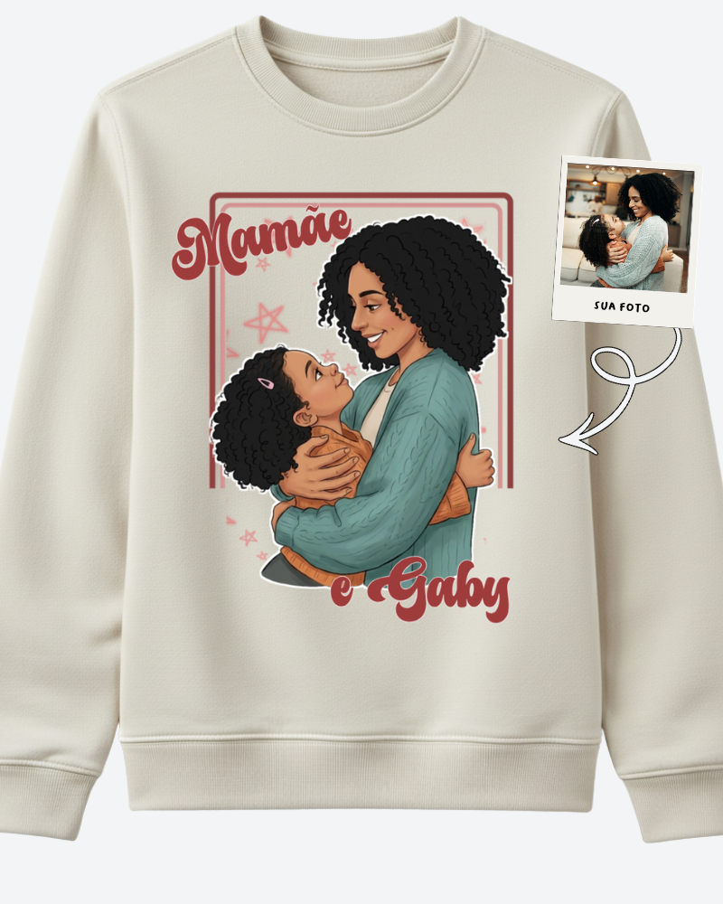 Mamãe amor ilustrado - Moletom