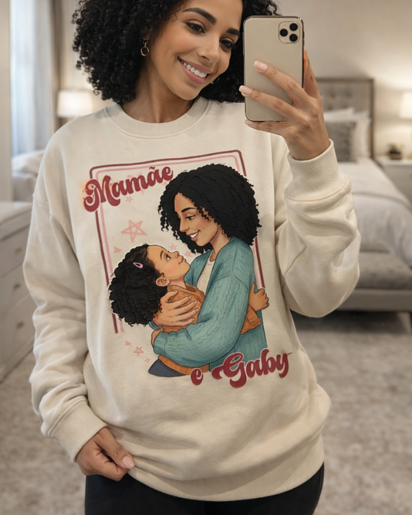 Mamãe amor ilustrado - Moletom