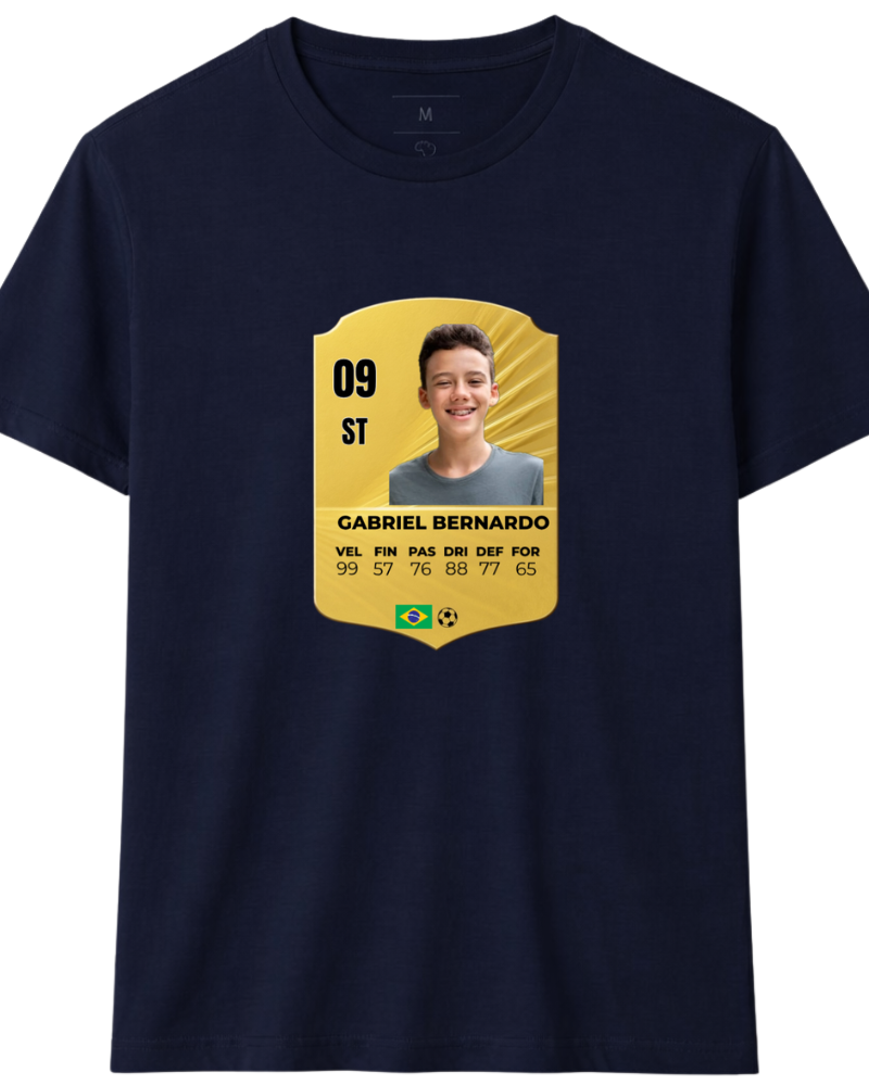 Camiseta Gold Rare Card - Copa do Mundo 2026