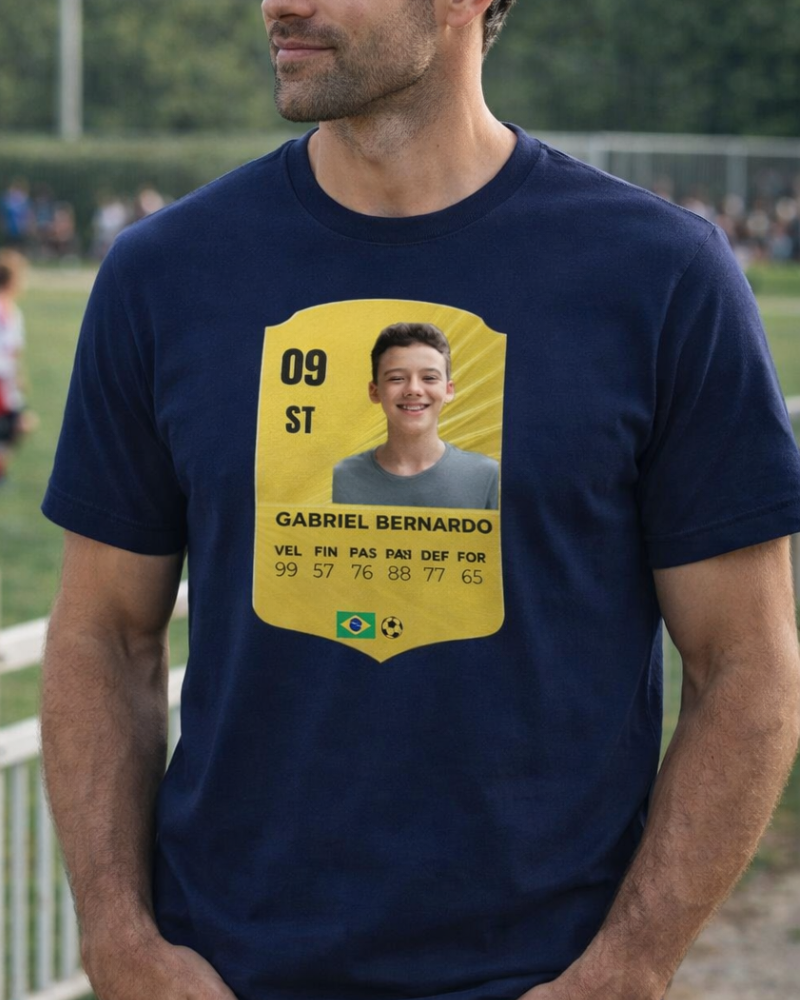 Camiseta Gold Rare Card - Copa do Mundo 2026