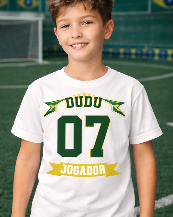 Camiseta Meu Craque Favorito - Copa do Mundo 2026 - Infantil