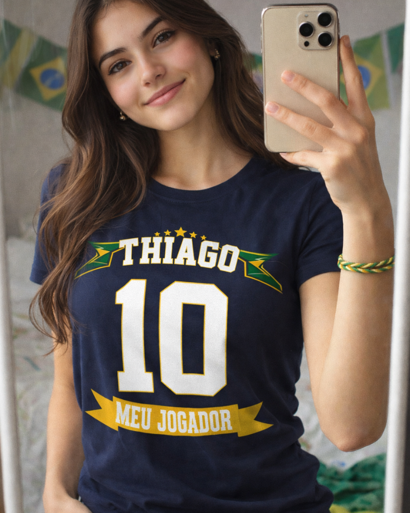 Camiseta Meu Craque Favorito - Copa do Mundo 2026