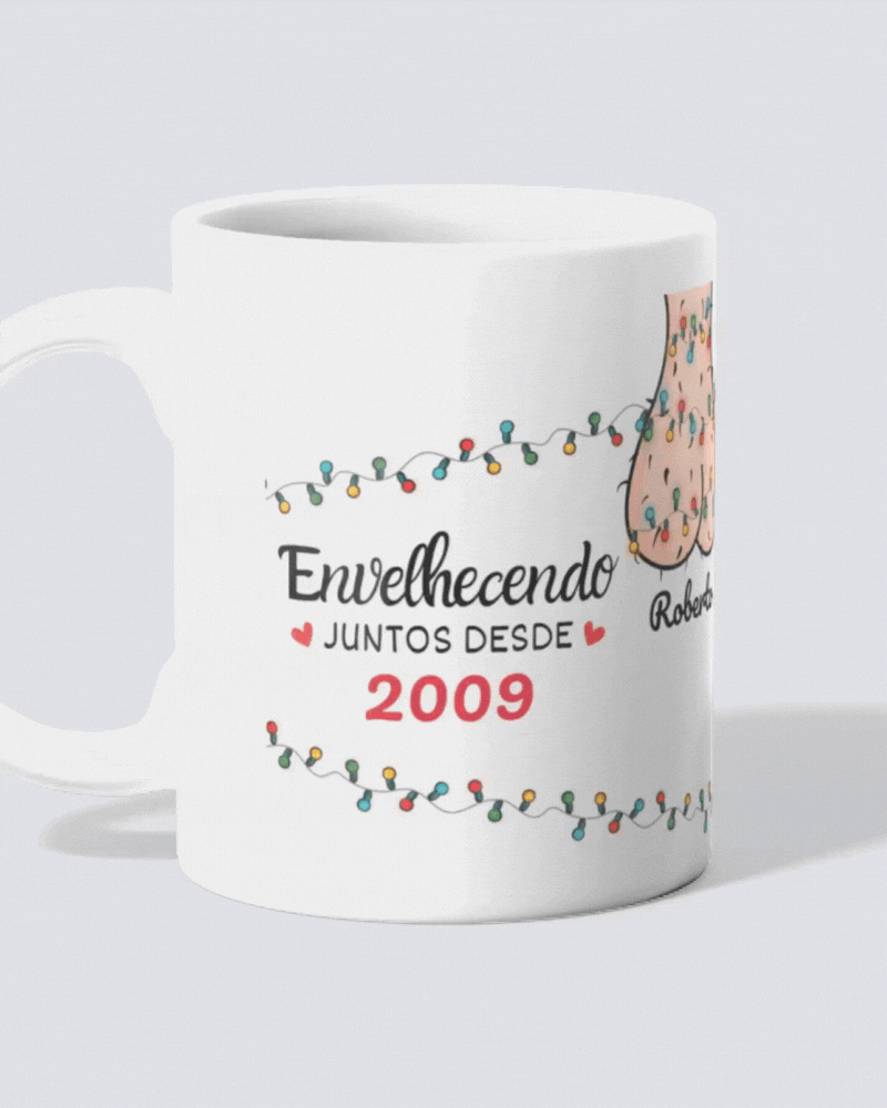Envelhecendo Juntos Natal - Caneca