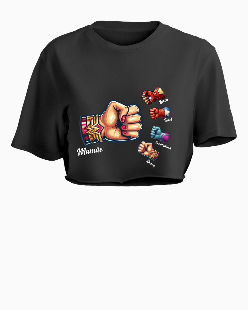 Meu pai, meu herói - Cropped e Regata