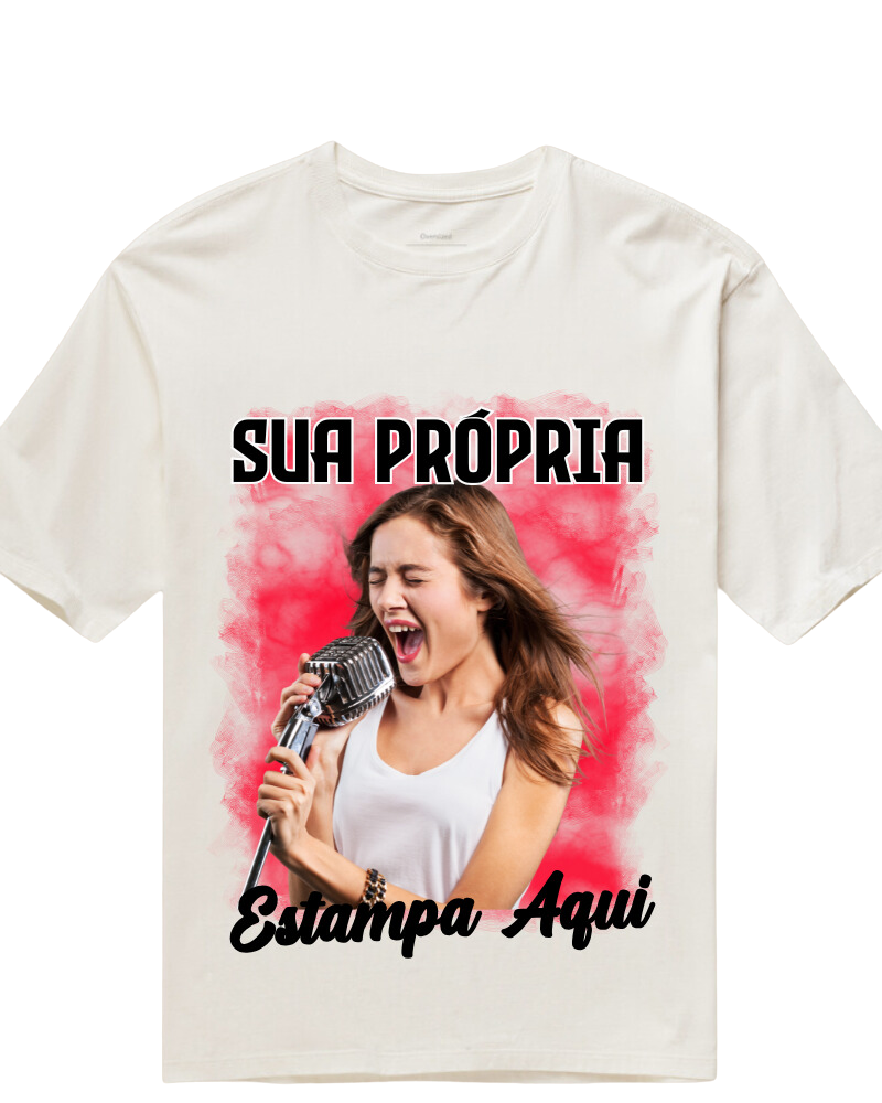 Sua arte - Oversized (você sobe sua arte pronta)