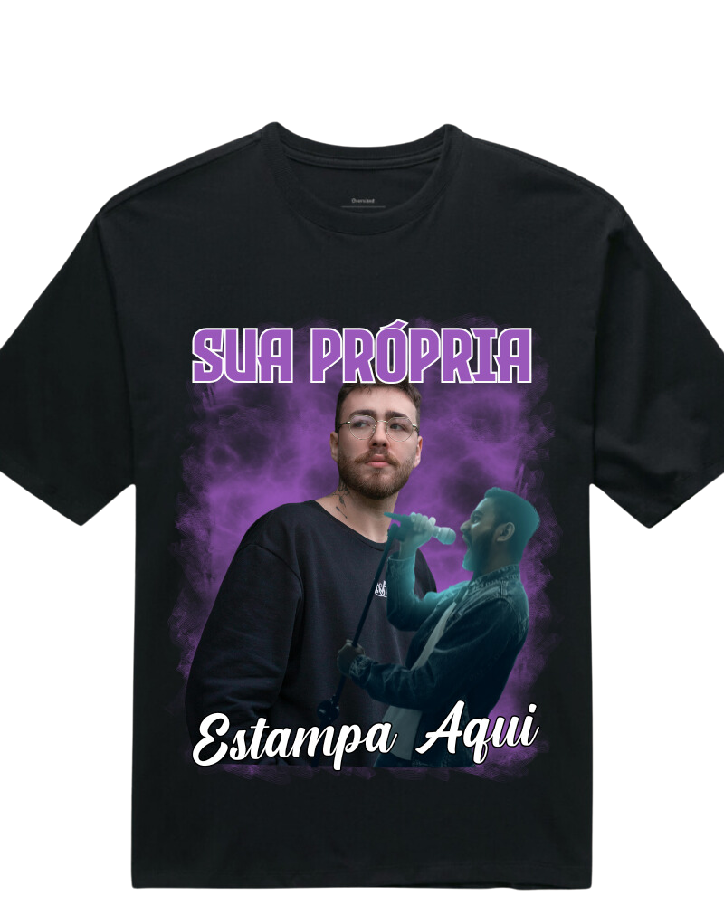 Sua arte - Oversized (você sobe sua arte pronta)