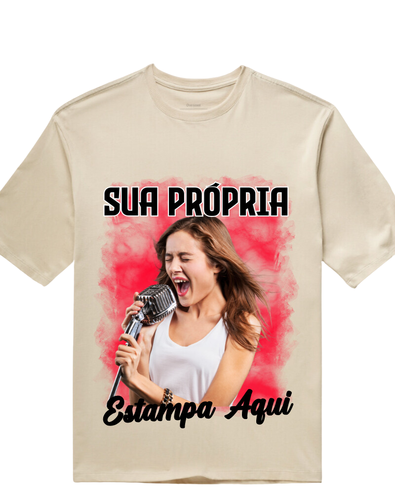 Sua arte - Oversized (você sobe sua arte pronta)