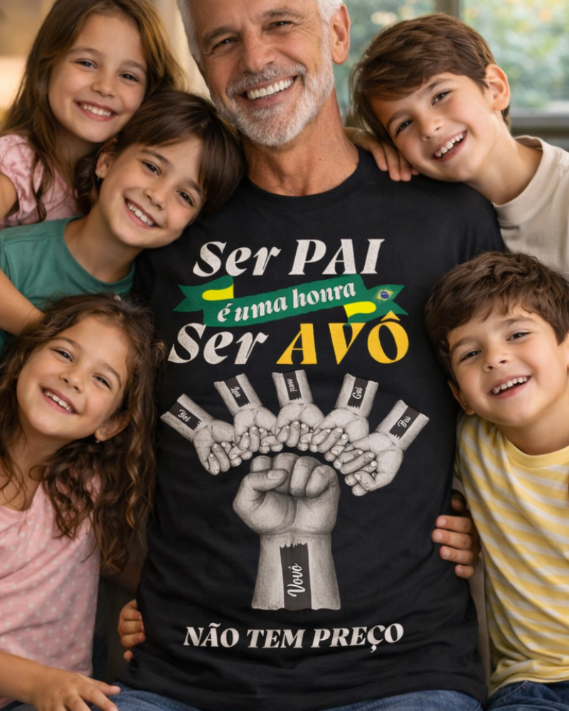 Ser Avô Não Tem Preço - Algodão Peruano