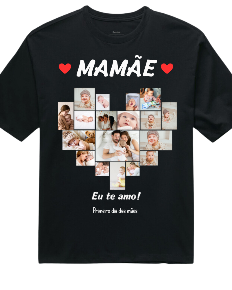 Coração de mãe - Oversized