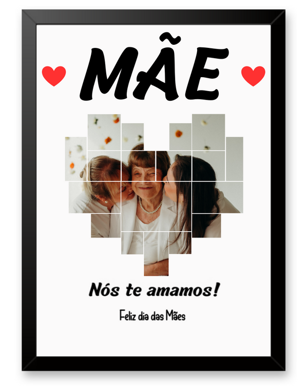 Coração de Mãe - Quadro