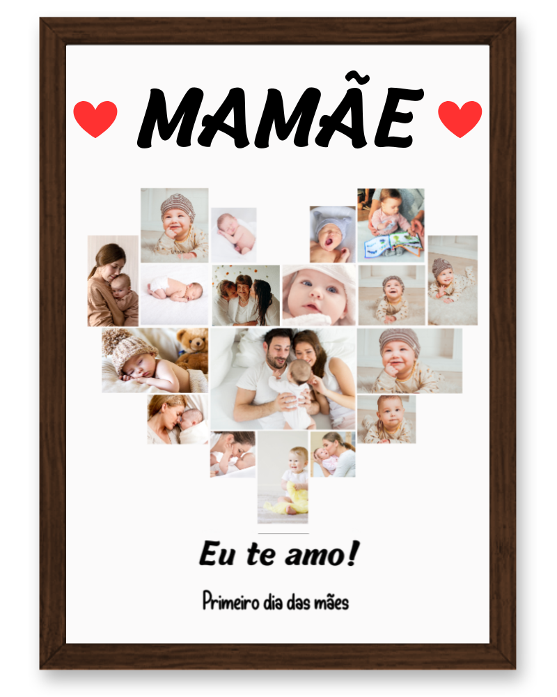 Coração de Mãe - Quadro