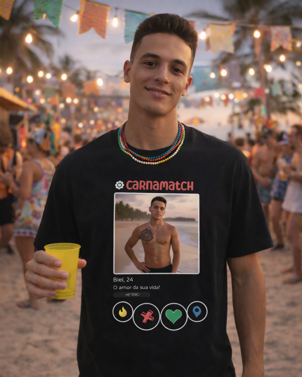Tinder Carnaval - Camiseta