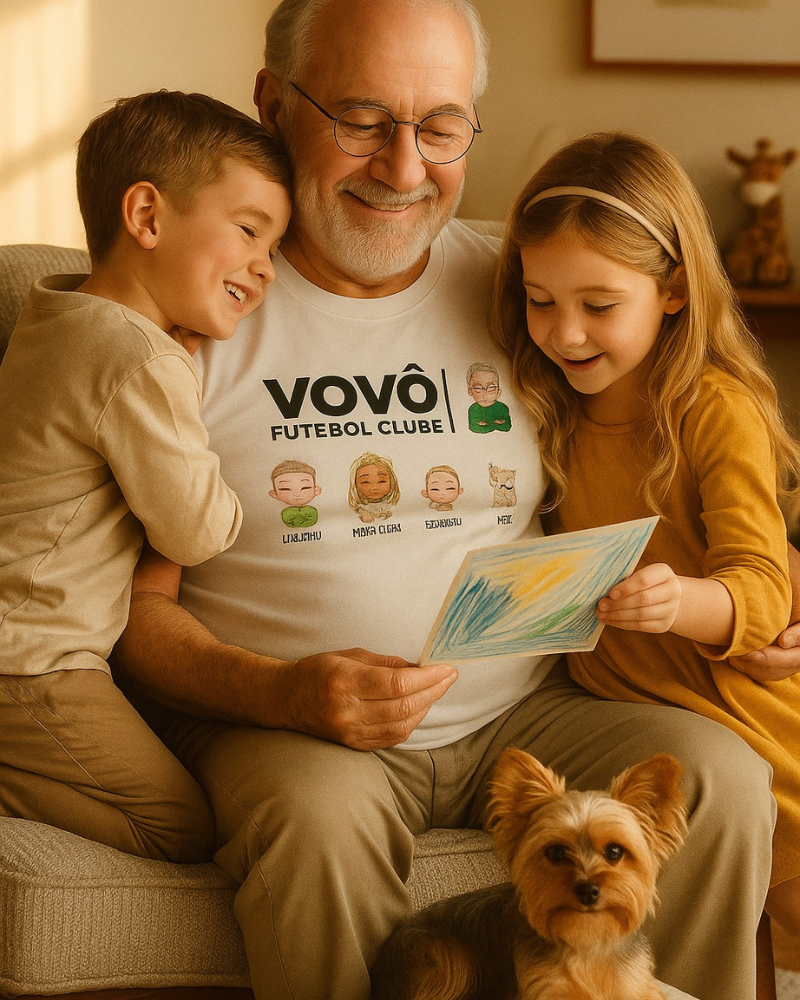 Vovô (e Papai) Futebol Clube - Algodão Peruano