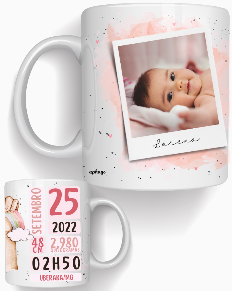 Caneca Recém nascido