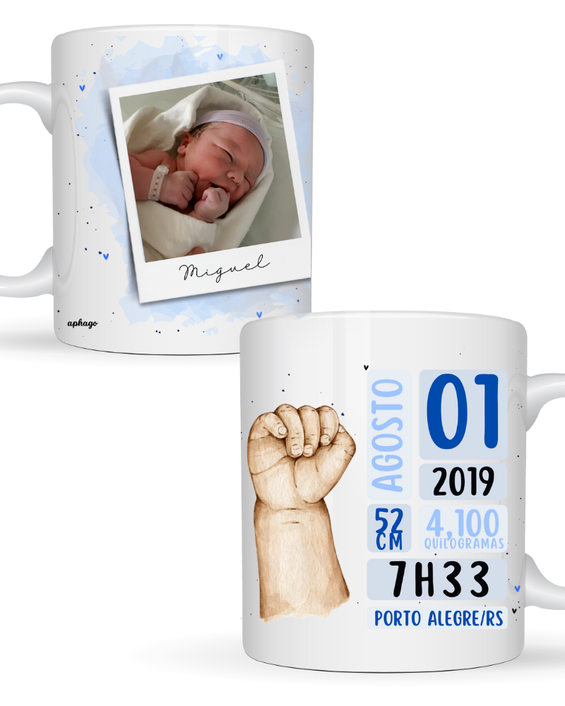 Caneca Recém nascido