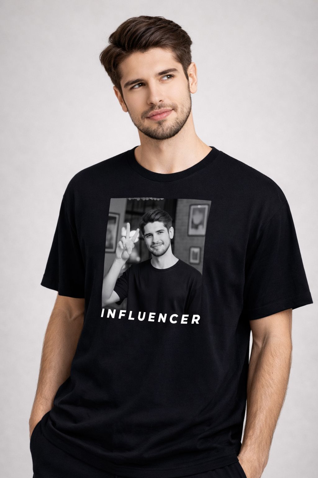 Influencer Sua Foto - Algodão Peruano