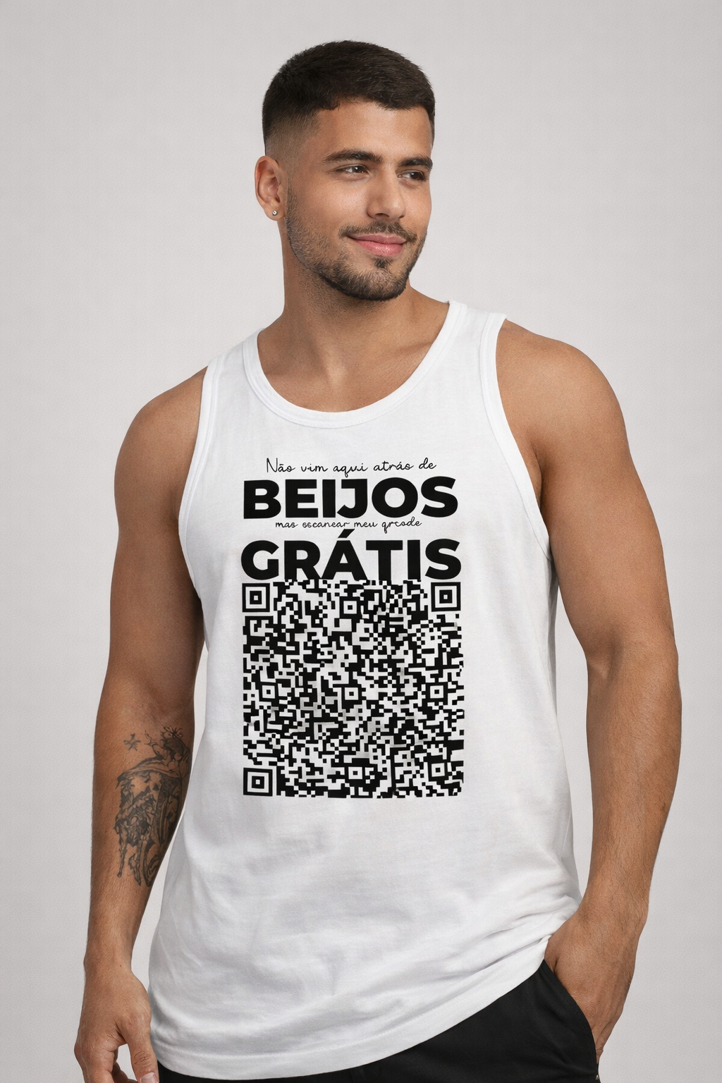 Beijos Grátis - Cropped e Regata