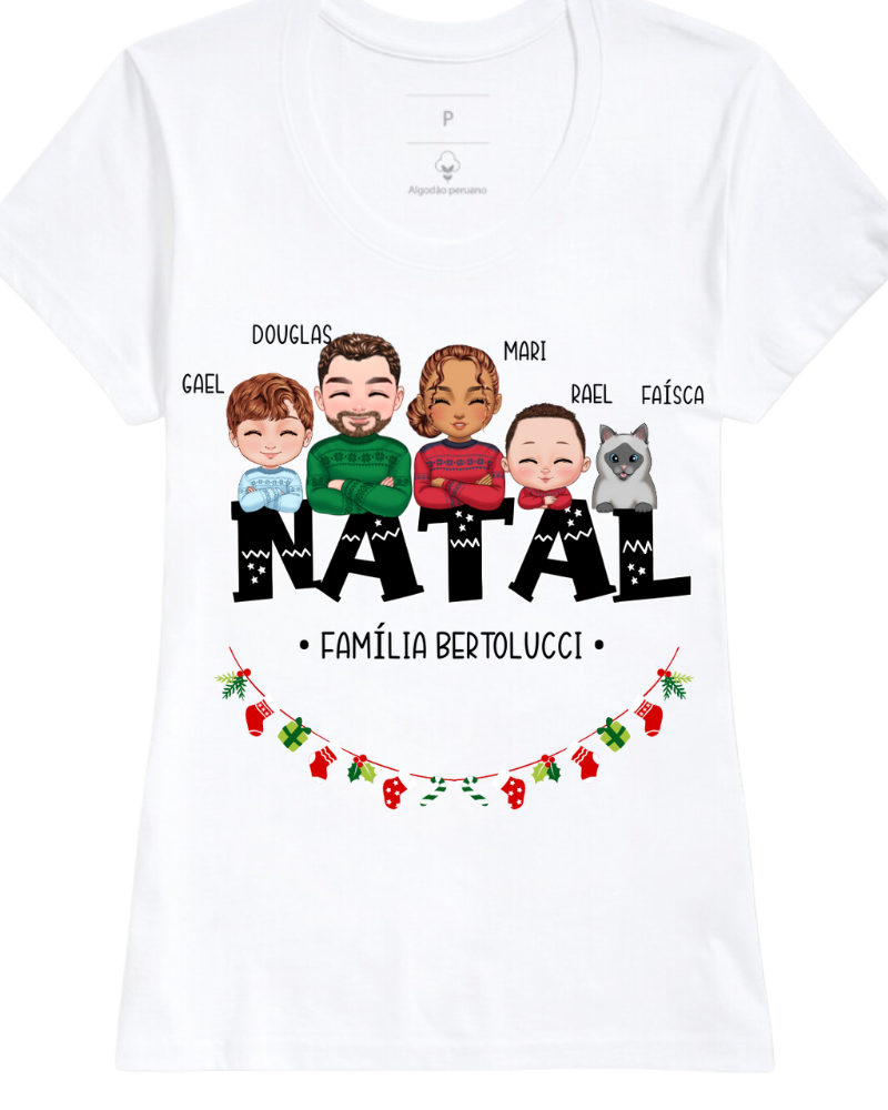 Família Natalina (Branco)