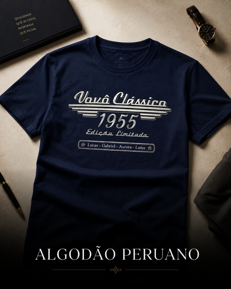 Vovô Clássico Edição Limitada - Algodão Peruano