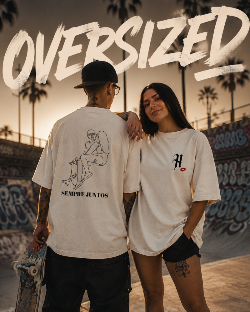 arte de nós - oversized - frente e costas