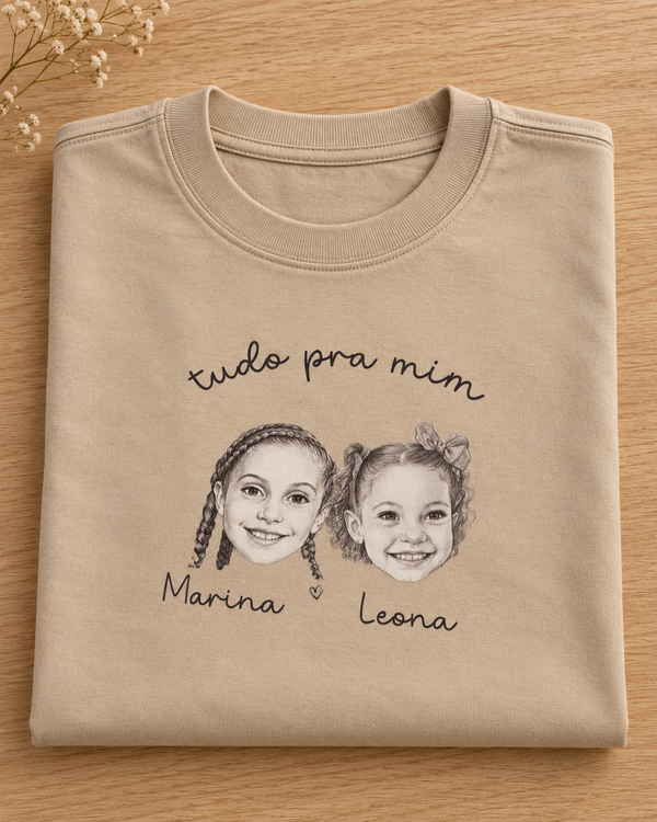 Camiseta Minhas Obras de Arte - Até 4 Pessoas