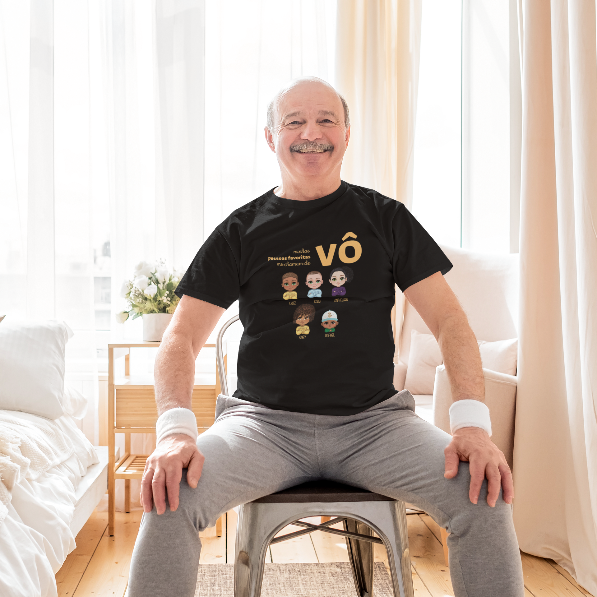 Minhas pessoas favoritas me chamam de Vô - Camiseta