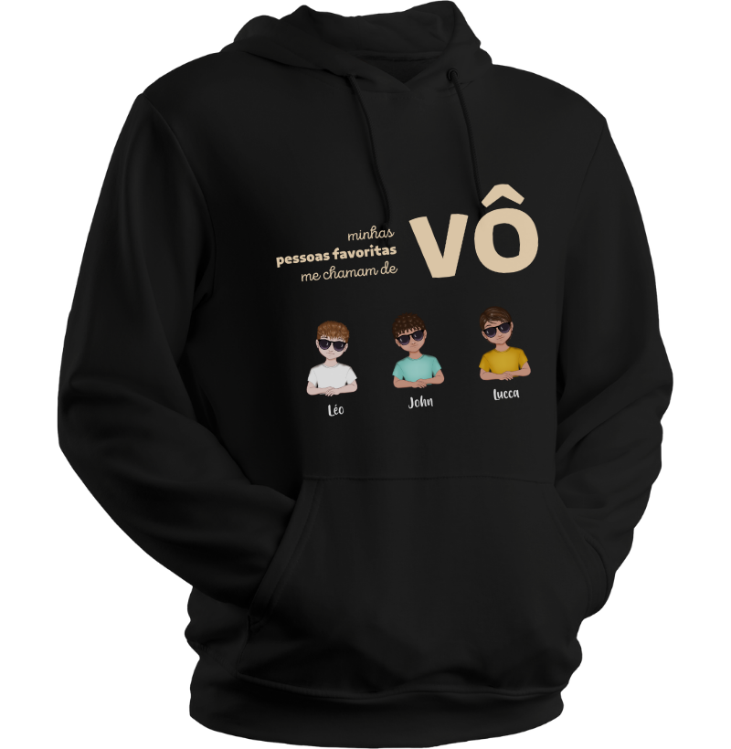 Minhas pessoas favoritas me chamam de Vô - Moletom