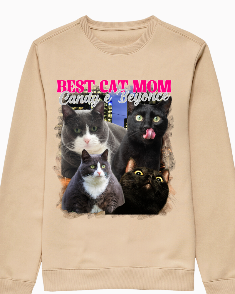 Melhor Mãe de Gato - Moletom