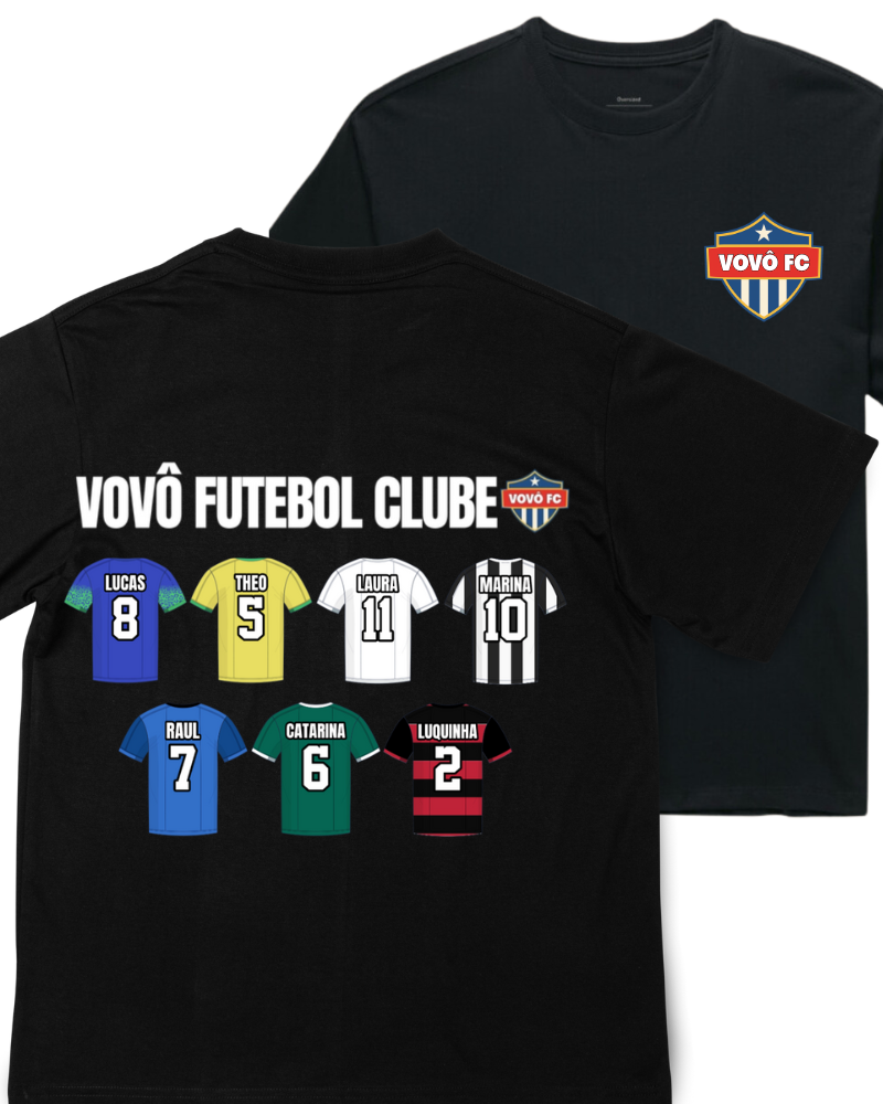 Time do Vovô - Oversized Slim (Frente e Costas)