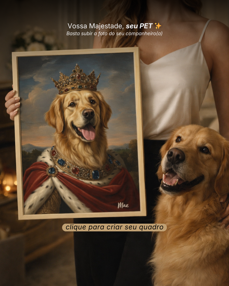 Quadro - Sua Realeza Pet