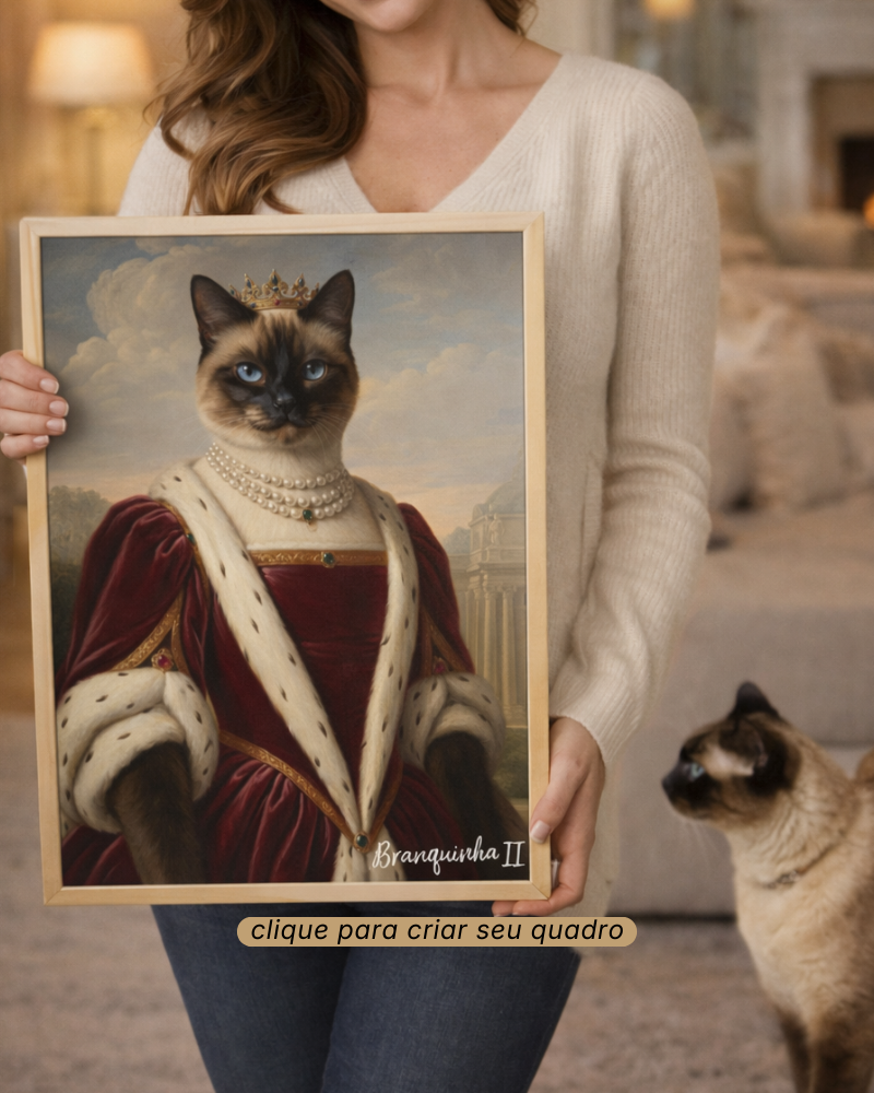 Quadro - Sua Realeza Pet