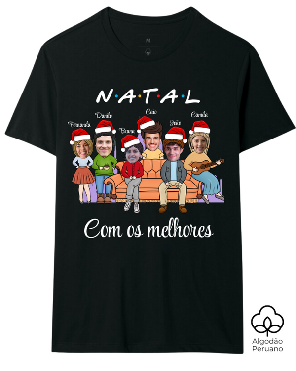 Natal com Friends - Algodão Peruano