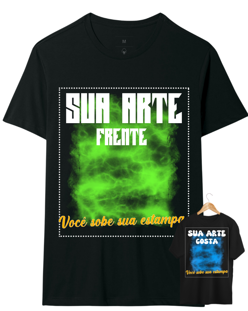 Sua arte - Frente e verso