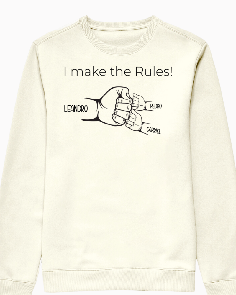 Eu quebro as regras - Compre Junto Pai e Filho(s) - Moletom