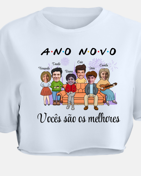 Ano Novo com Friends - Cropped e Regata