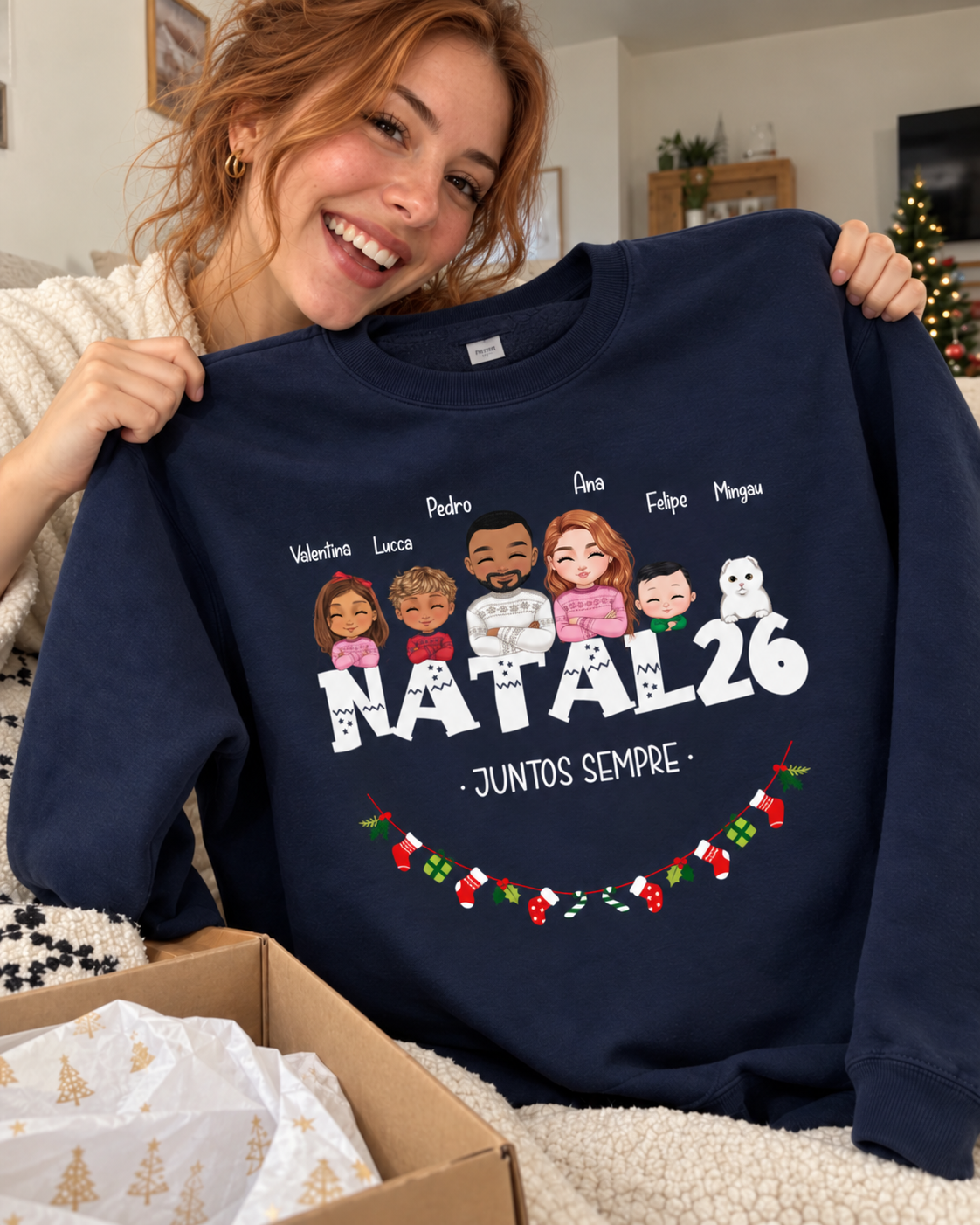 Família Natalina - Moletom