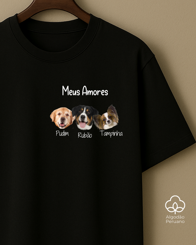 Meus Amores de Patas - Algodão Peruano