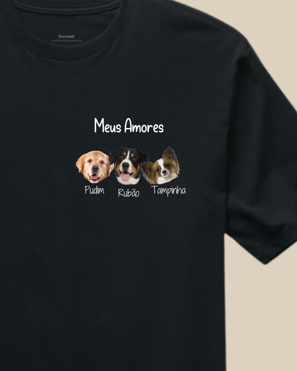 Meus Amores de Patas - Oversized