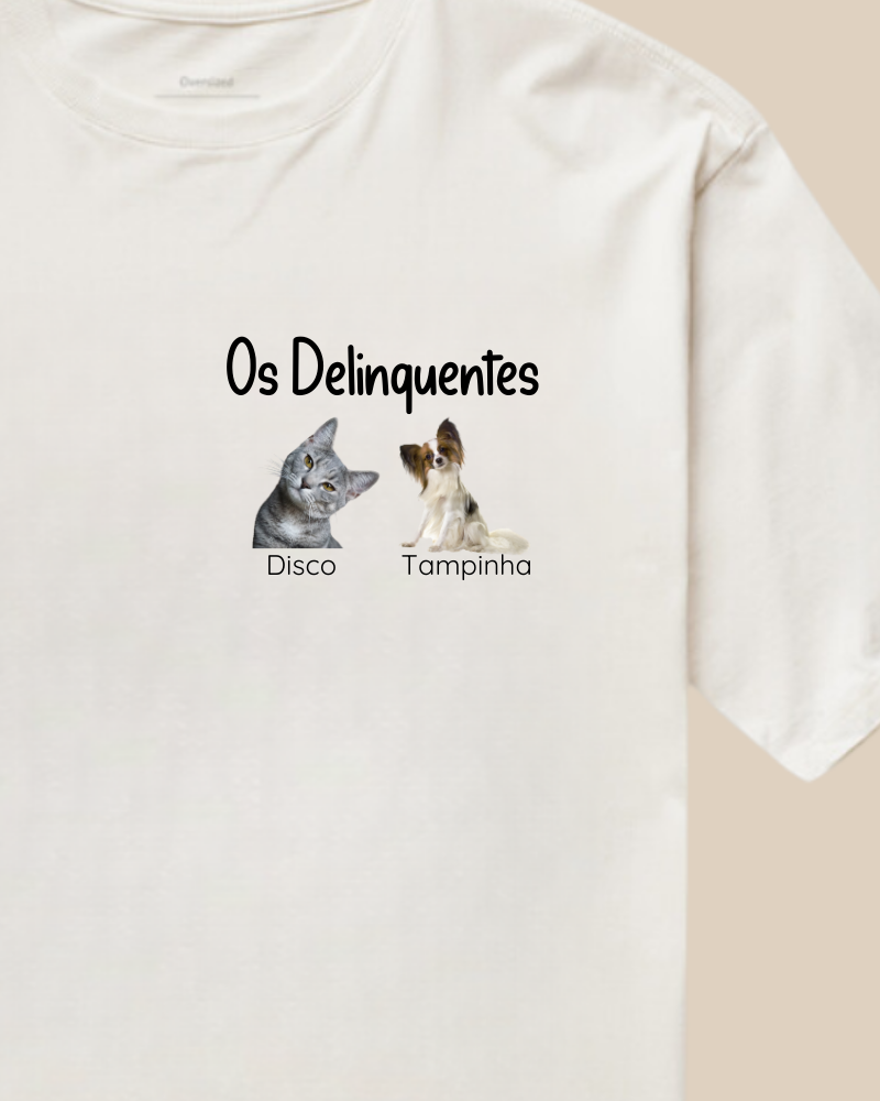 Meus Amores de Patas - Oversized