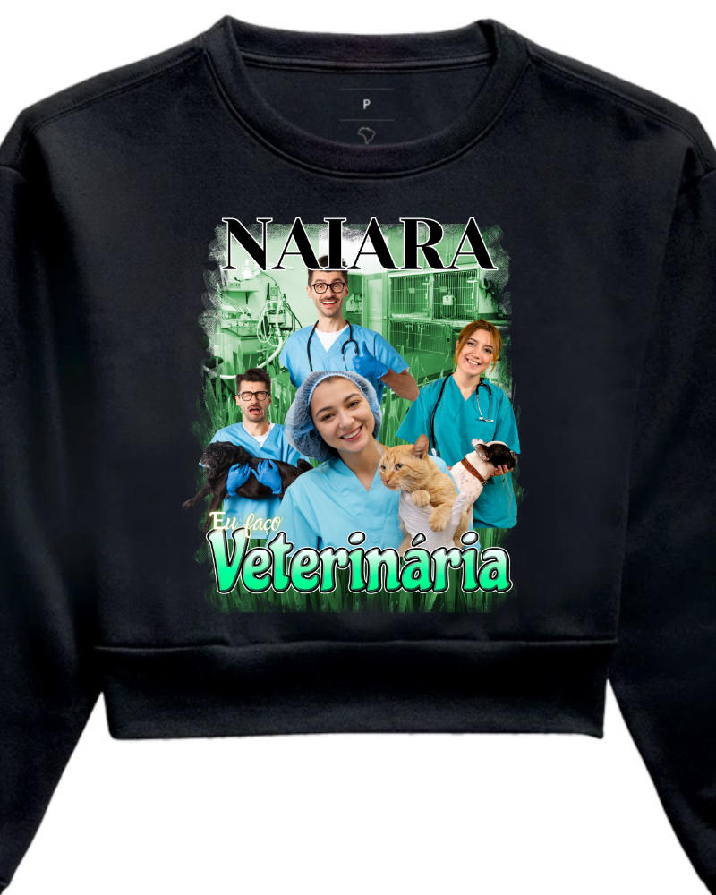 Eu Faço Veterinária - Moletom