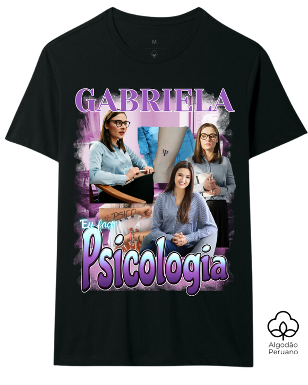Eu Faço Psicologia - Algodão Peruano