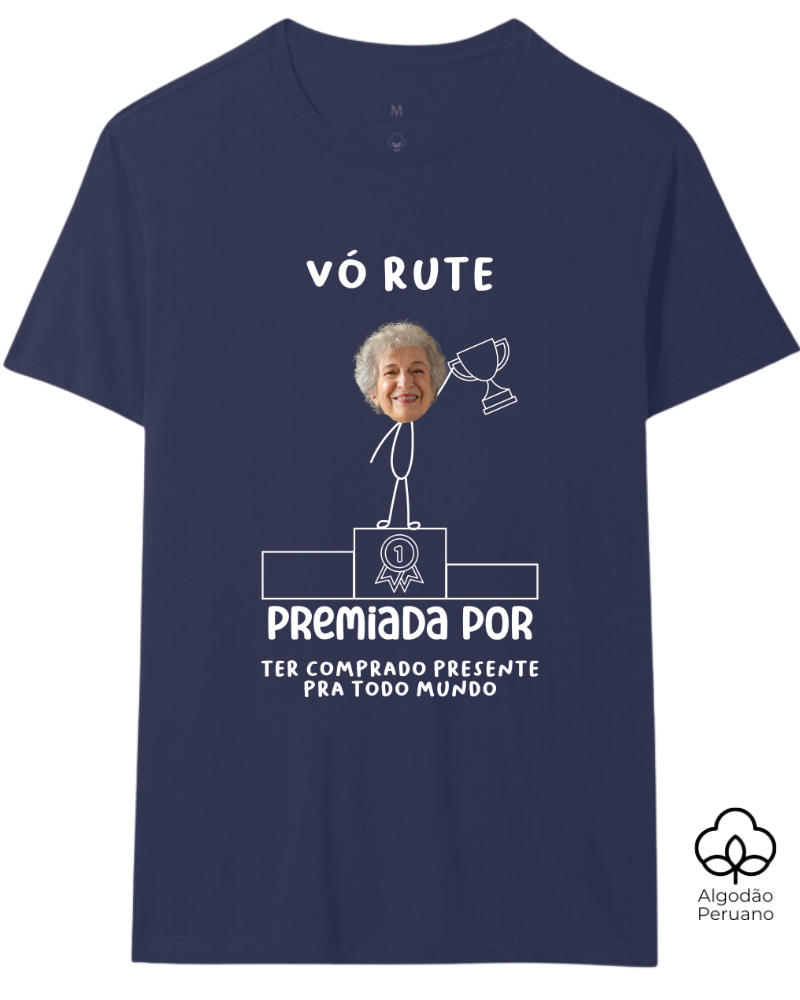 Premiado(a) por - Algodão Peruano