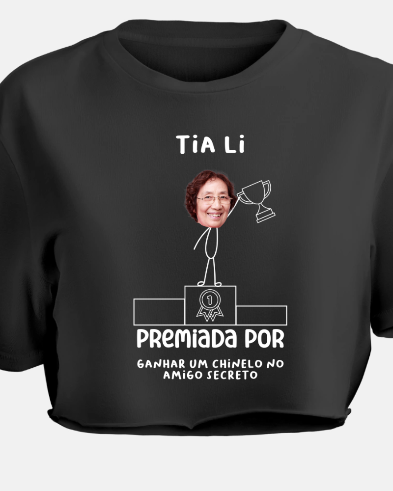 Premiado(a) por - Cropped e Regata