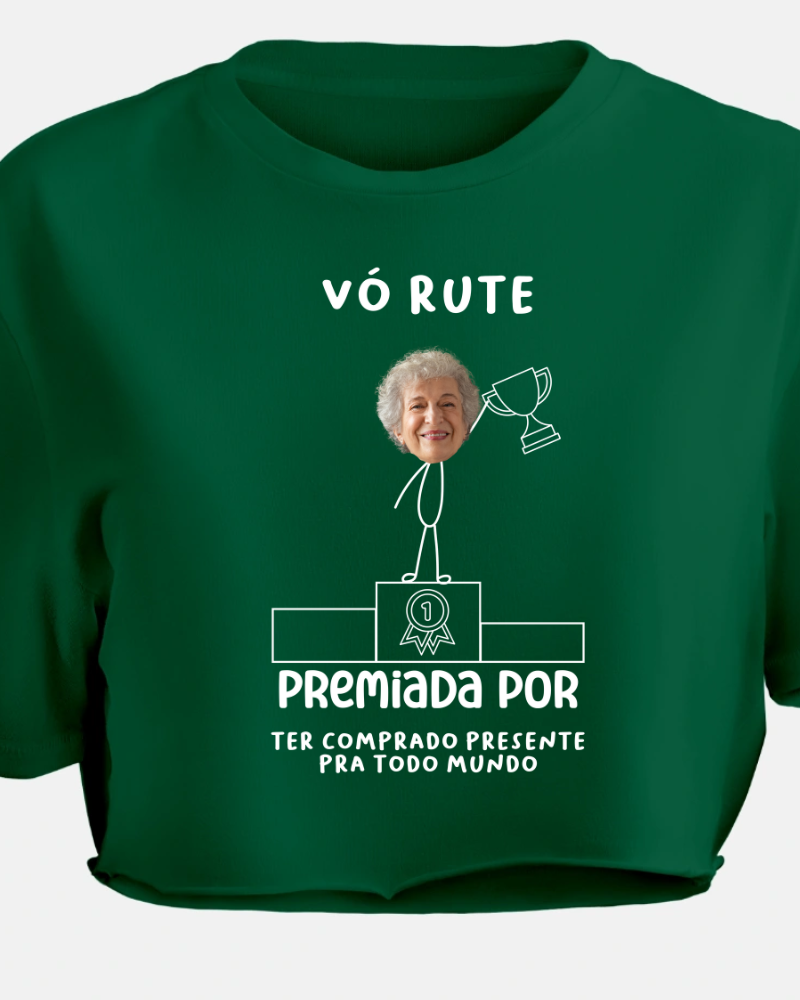 Premiado(a) por - Cropped e Regata