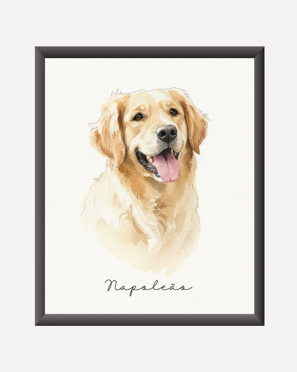 Quadro - Aquarela do Meu Pet