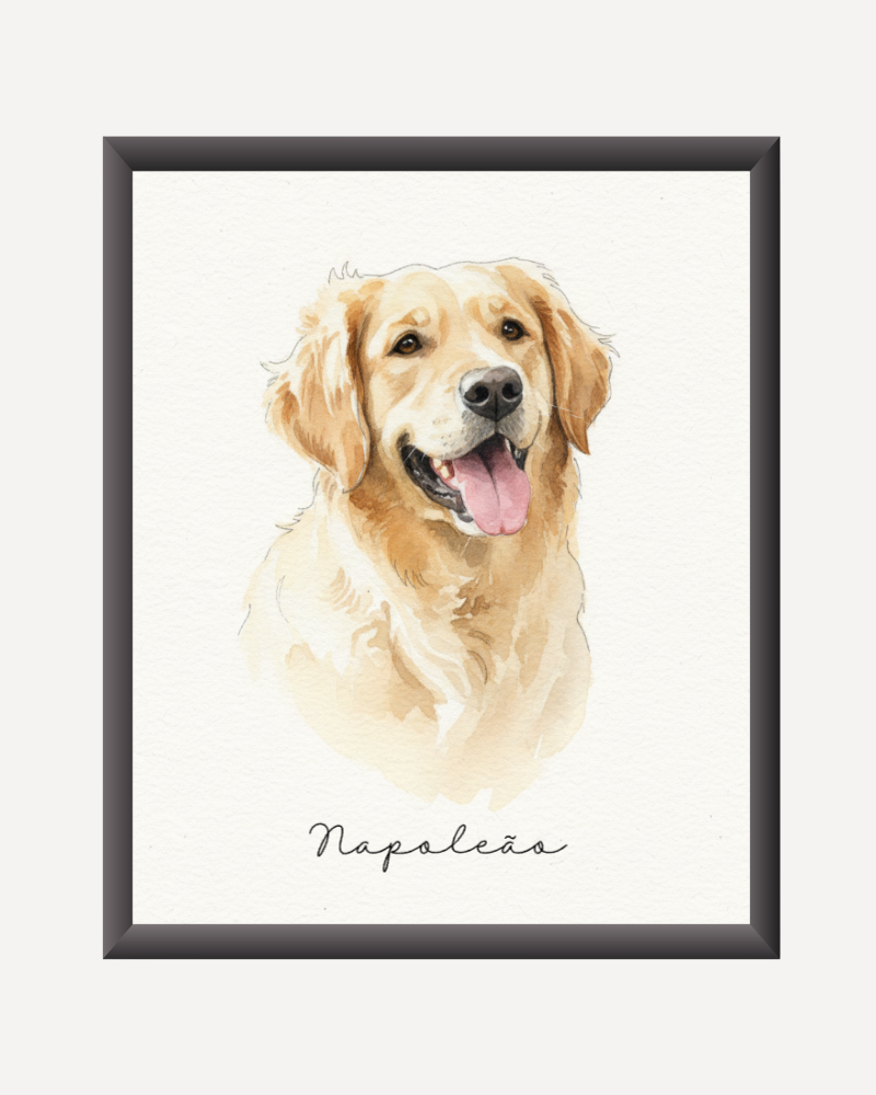 Quadro - Aquarela do Meu Pet